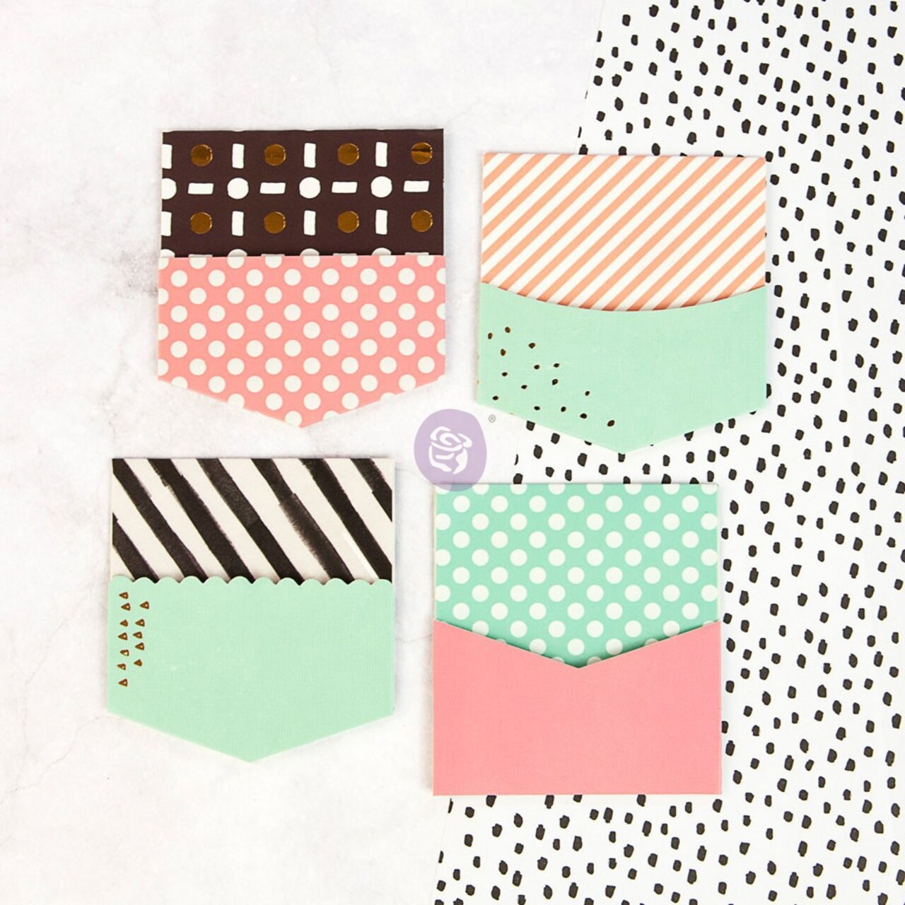 Prima Marketing Inc My Prima Planner Embellishments - Paper Pockets 655350591489